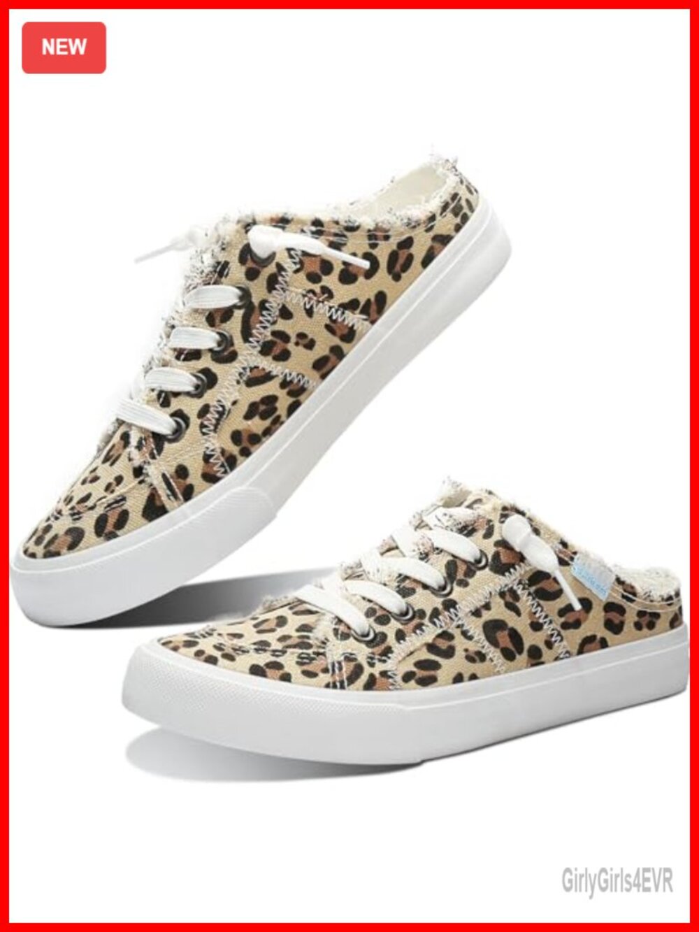 Women's Canvas Mules Memory Foam Slip-On Sneakers Comfortable Casual Backless